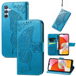 Custodia per telefono in pelle goffrata farfalla amore fiore, For Tecno Pova Neo 5G, For ZTE Blade A52, For Samsung Galaxy A14 4G