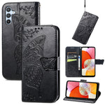 Custodia per telefono in pelle goffrata farfalla amore fiore, For Tecno Pova Neo 5G, For ZTE Blade A52, For Samsung Galaxy A14 4G