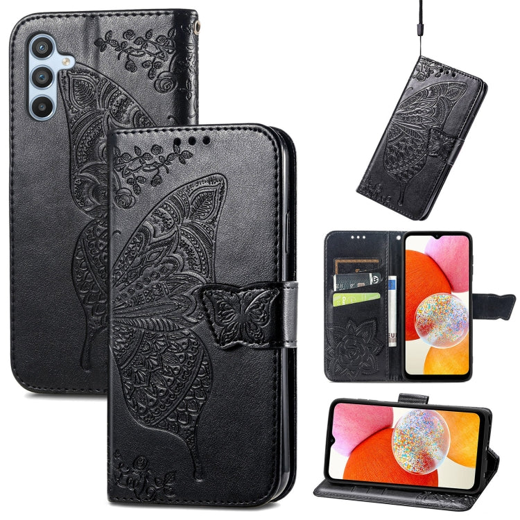 Custodia per telefono in pelle goffrata farfalla amore fiore, For Tecno Pova Neo 5G, For ZTE Blade A52, For Samsung Galaxy A14 4G