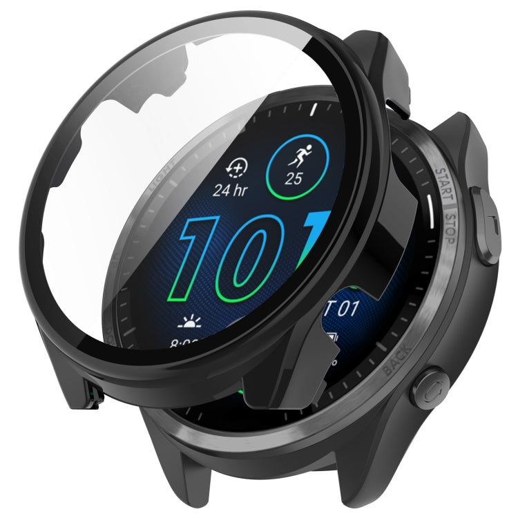 PC + Custodia protettiva per orologio integrata con pellicola rinforzata, For Garmin Forerunner 965