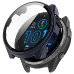 PC + Custodia protettiva per orologio integrata con pellicola rinforzata, For Garmin Forerunner 965