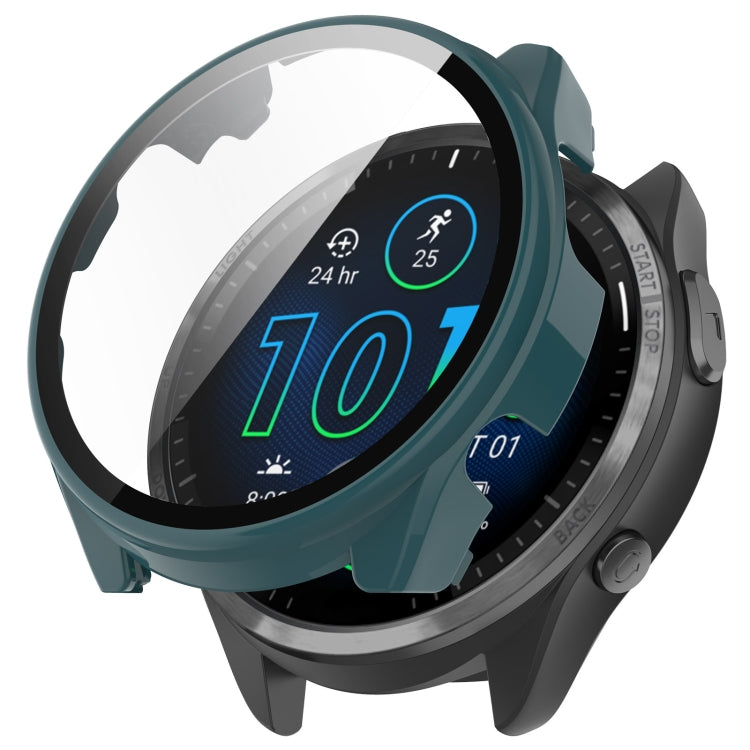 PC + Custodia protettiva per orologio integrata con pellicola rinforzata, For Garmin Forerunner 965
