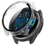 PC + Custodia protettiva per orologio integrata con pellicola rinforzata, For Garmin Forerunner 965