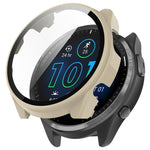 PC + Custodia protettiva per orologio integrata con pellicola rinforzata, For Garmin Forerunner 965