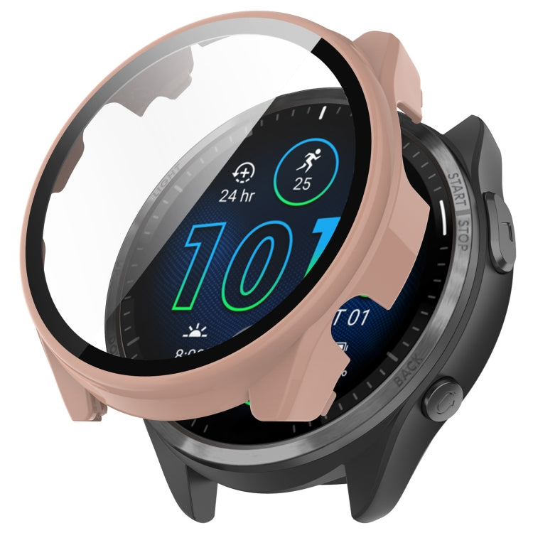 PC + Custodia protettiva per orologio integrata con pellicola rinforzata, For Garmin Forerunner 965