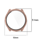 PC + Custodia protettiva per orologio integrata con pellicola rinforzata, For Garmin Forerunner 965