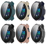 PC + Custodia protettiva per orologio integrata con pellicola rinforzata, For Garmin Forerunner 965