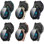 PC + Custodia protettiva per orologio integrata con pellicola rinforzata, For Garmin Forerunner 965