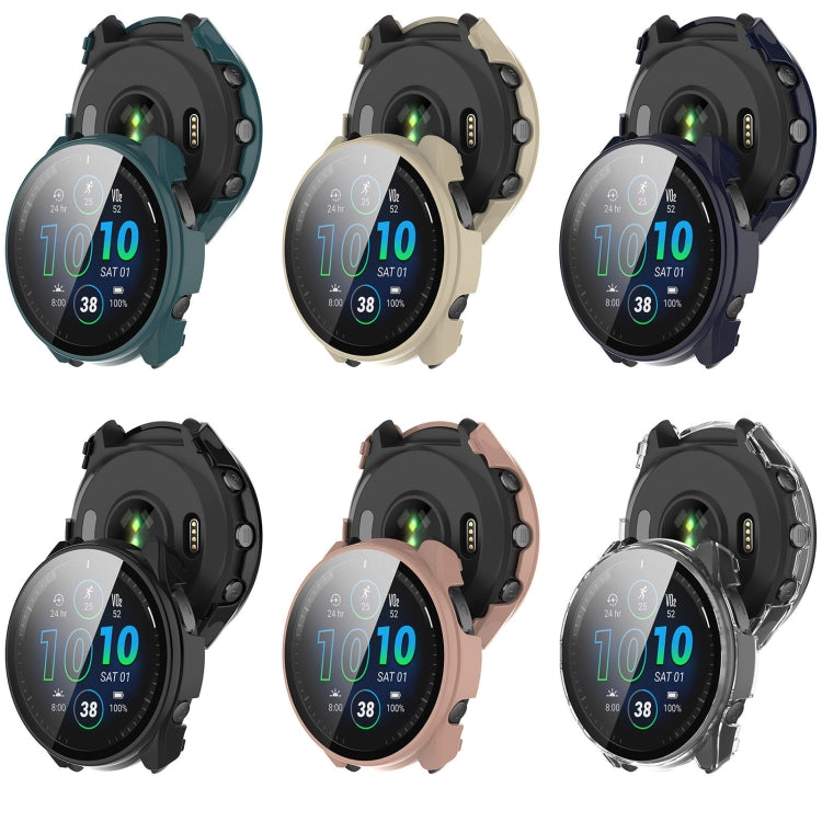 PC + Custodia protettiva per orologio integrata con pellicola rinforzata, For Garmin Forerunner 965