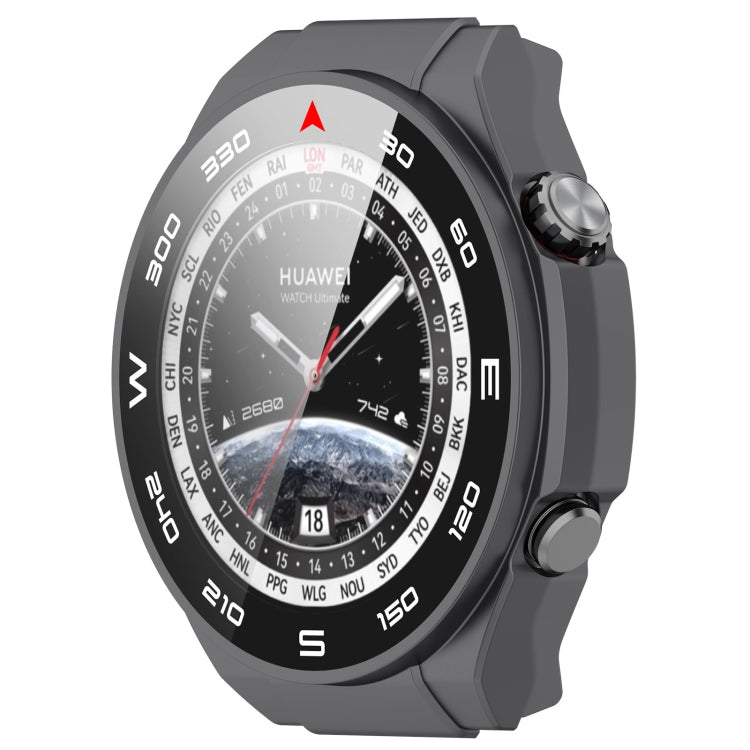 Custodia protettiva per orologio integrata con pellicola rinforzata PC +, For Huawei Watch Ultimate