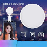 Mini lampada LED clip per selfie smartphone K-36