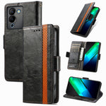 Custodia per telefono in pelle con doppia fibbia magnetica con giunzione Neo, For Honor Magic5, For Infinix Note 12 G96, For OnePlus Ace 2, For Realme C55
