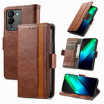 Custodia per telefono in pelle con doppia fibbia magnetica con giunzione Neo, For Honor Magic5, For Infinix Note 12 G96, For OnePlus Ace 2, For Realme C55