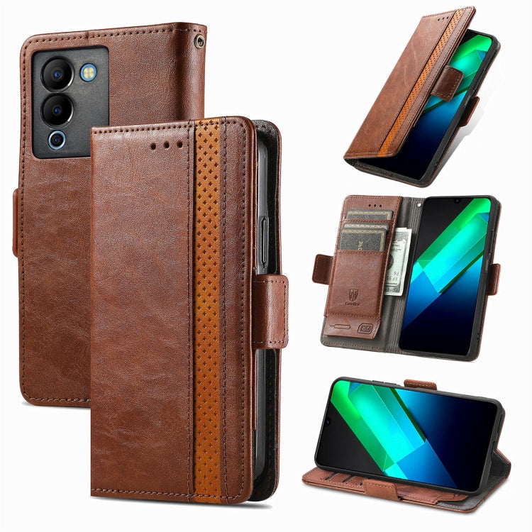 Custodia per telefono in pelle con doppia fibbia magnetica con giunzione Neo, For Honor Magic5, For Infinix Note 12 G96, For OnePlus Ace 2, For Realme C55