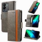 Custodia per telefono in pelle con doppia fibbia magnetica con giunzione Neo, For Honor Magic5, For Infinix Note 12 G96, For OnePlus Ace 2, For Realme C55