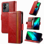 Custodia per telefono in pelle con doppia fibbia magnetica con giunzione Neo, For Honor Magic5, For Infinix Note 12 G96, For OnePlus Ace 2, For Realme C55