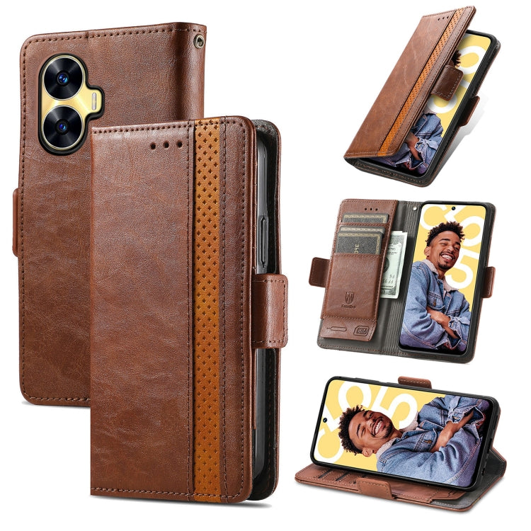 Custodia per telefono in pelle con doppia fibbia magnetica con giunzione Neo, For Honor Magic5, For Infinix Note 12 G96, For OnePlus Ace 2, For Realme C55
