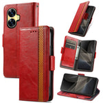 Custodia per telefono in pelle con doppia fibbia magnetica con giunzione Neo, For Honor Magic5, For Infinix Note 12 G96, For OnePlus Ace 2, For Realme C55