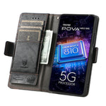 Custodia per telefono in pelle con doppia fibbia magnetica con giunzione Neo, For Tecno Pova Neo 5G, For vivo S15e, For Xiaomi 13 Lite, For ZTE Blade A52