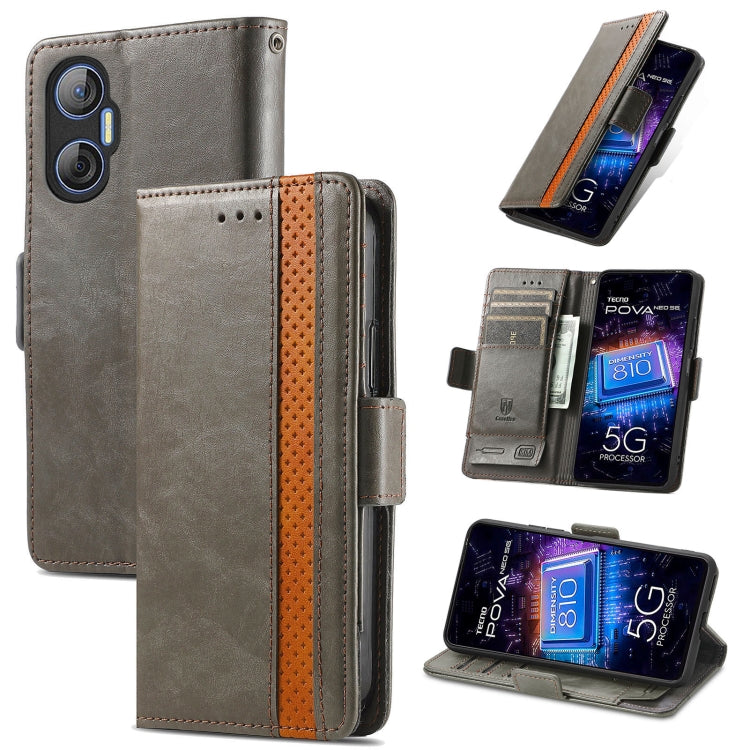 Custodia per telefono in pelle con doppia fibbia magnetica con giunzione Neo, For Tecno Pova Neo 5G, For vivo S15e, For Xiaomi 13 Lite, For ZTE Blade A52