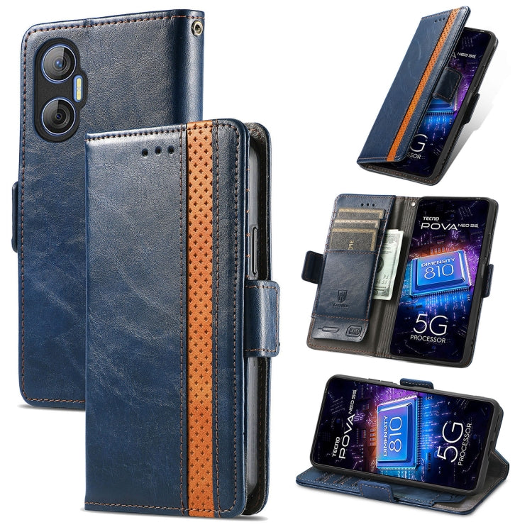 Custodia per telefono in pelle con doppia fibbia magnetica con giunzione Neo, For Tecno Pova Neo 5G, For vivo S15e, For Xiaomi 13 Lite, For ZTE Blade A52