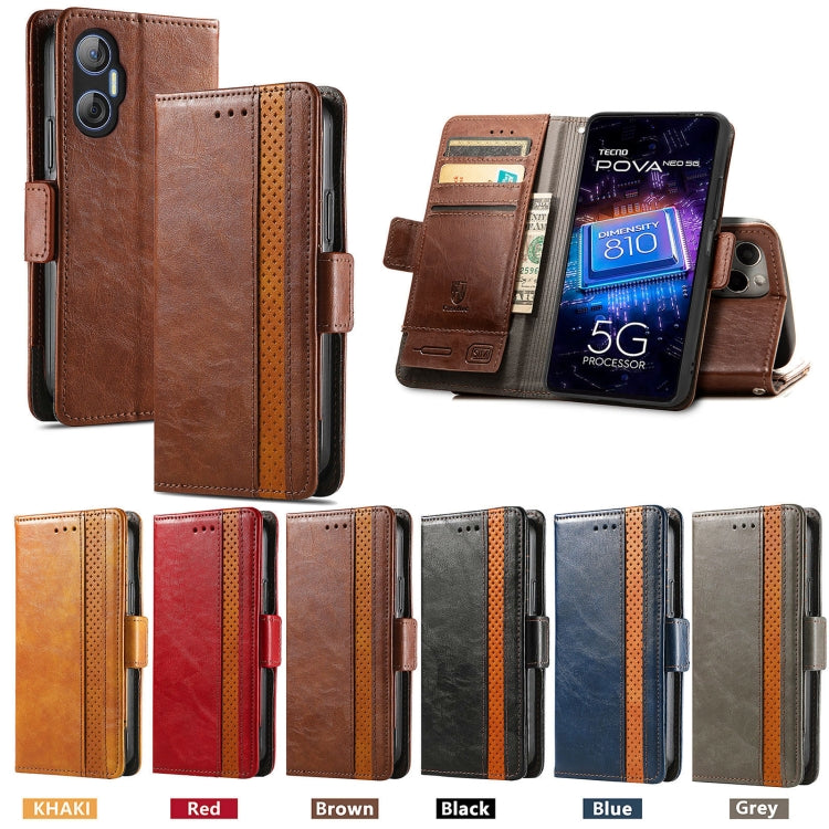 Custodia per telefono in pelle con doppia fibbia magnetica con giunzione Neo, For Tecno Pova Neo 5G, For vivo S15e, For Xiaomi 13 Lite, For ZTE Blade A52