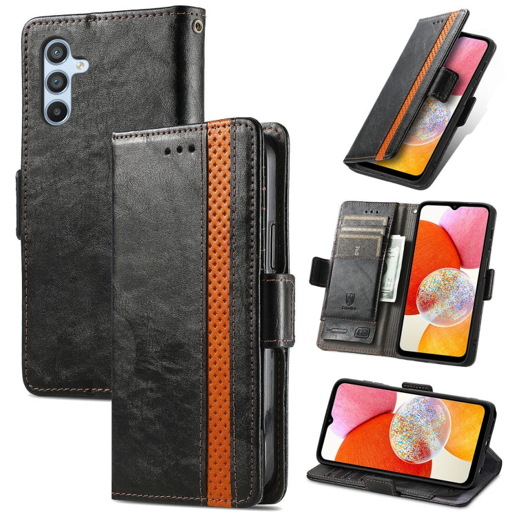 Custodia per telefono in pelle con doppia fibbia magnetica con giunzione Neo, For Samsung Galaxy A14 4G, For Samsung Galaxy A34 5G, For Sony Xperia 10 II