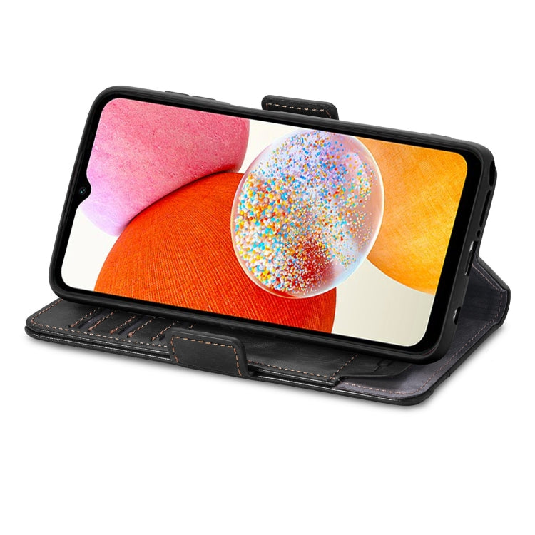 Custodia per telefono in pelle con doppia fibbia magnetica con giunzione Neo, For Samsung Galaxy A14 4G, For Samsung Galaxy A34 5G, For Sony Xperia 10 II