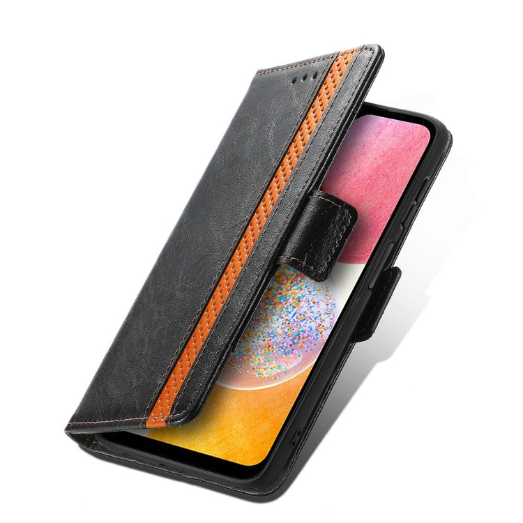 Custodia per telefono in pelle con doppia fibbia magnetica con giunzione Neo, For Samsung Galaxy A14 4G, For Samsung Galaxy A34 5G, For Sony Xperia 10 II