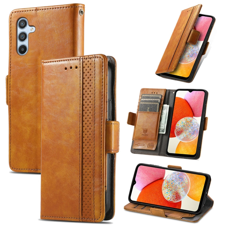 Custodia per telefono in pelle con doppia fibbia magnetica con giunzione Neo, For Samsung Galaxy A14 4G, For Samsung Galaxy A34 5G, For Sony Xperia 10 II