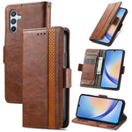 Custodia per telefono in pelle con doppia fibbia magnetica con giunzione Neo, For Samsung Galaxy A14 4G, For Samsung Galaxy A34 5G, For Sony Xperia 10 II