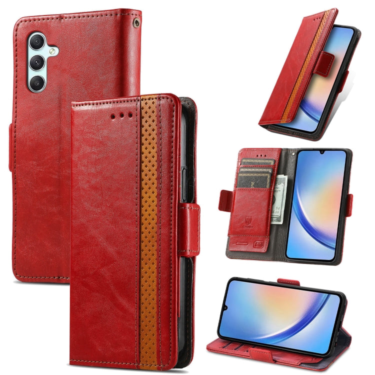 Custodia per telefono in pelle con doppia fibbia magnetica con giunzione Neo, For Samsung Galaxy A14 4G, For Samsung Galaxy A34 5G, For Sony Xperia 10 II