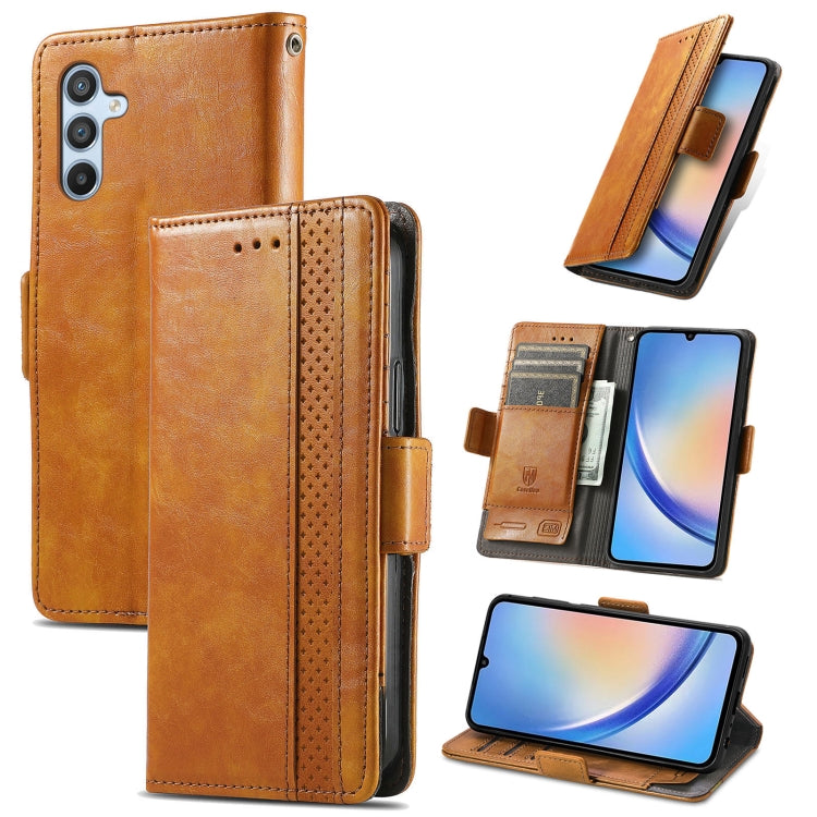 Custodia per telefono in pelle con doppia fibbia magnetica con giunzione Neo, For Samsung Galaxy A14 4G, For Samsung Galaxy A34 5G, For Sony Xperia 10 II