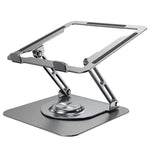D147 Staffa di sollevamento per laptop pieghevole girevole a 360 gradi Supporto da tavolo per notebook in lega di alluminio, D147