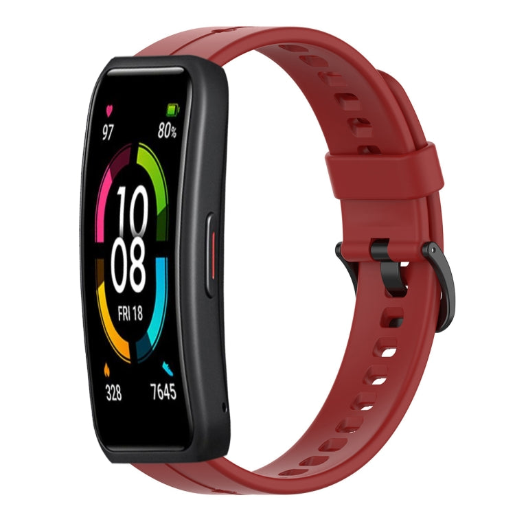 Cinturino in silicone tinta unita, For Huawei Band 7, For Huawei Band 6
