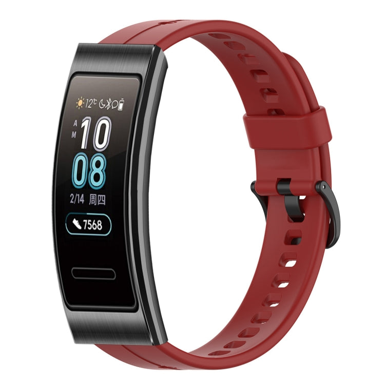 Cinturino in silicone tinta unita, For Huawei Band 3