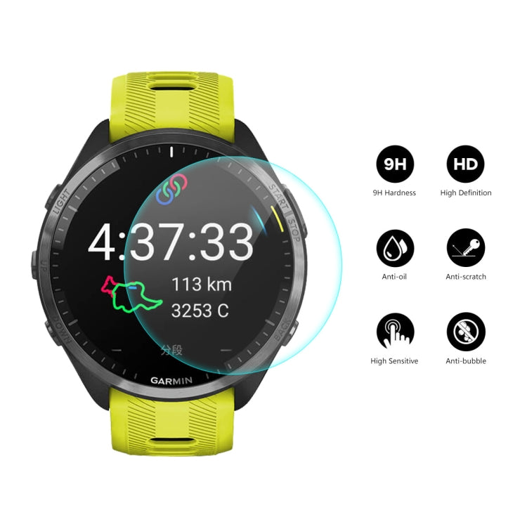 Per Garmin Forerunner 965 ENKAY 0.2mm 9H Pellicola proteggi schermo in vetro temperato, 1pcs, 2pcs, 5pcs, 10pcs