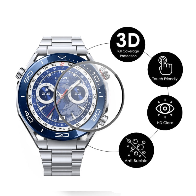 Per Huawei Watch Ultimate ENKAY Hat-Prince 3D Full Coverage Soft PC Edge + PMMA HD Screen Protector Film, 1pcs, 2pcs, 5pcs, 10pcs