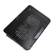 N99 USB Dual Fan Hollow Carved Design Dissipazione del calore Pad di raffreddamento per laptop, N99