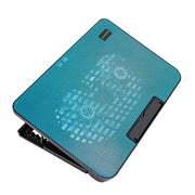 N99 USB Dual Fan Hollow Carved Design Dissipazione del calore Pad di raffreddamento per laptop, N99