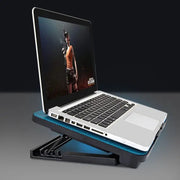 N99 USB Dual Fan Hollow Carved Design Dissipazione del calore Pad di raffreddamento per laptop, N99