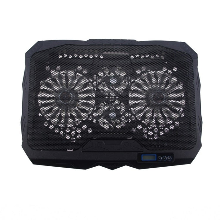 Supporto pieghevole per pad di raffreddamento per laptop da gioco a quattro ventole in alluminio S18 con display della velocità del vento, S18