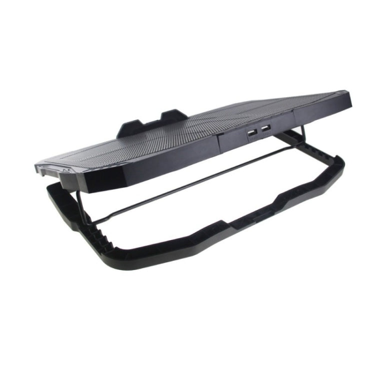 Supporto pieghevole per pad di raffreddamento per laptop da gioco a quattro ventole in alluminio S18 con display della velocità del vento, S18