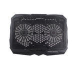 Supporto da gioco per pad di raffreddamento per laptop USB X2 a due ventole, X2