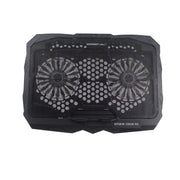 Supporto da gioco per pad di raffreddamento per laptop USB X2 a due ventole, X2