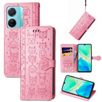 Custodia per telefono in pelle goffrata con gatto e cane, For Tecno Pova Neo 5G, For vivo S15e, For Samsung Galaxy A14 4G