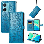 Custodia per telefono in pelle goffrata con gatto e cane, For Tecno Pova Neo 5G, For vivo S15e, For Samsung Galaxy A14 4G