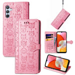 Custodia per telefono in pelle goffrata con gatto e cane, For Tecno Pova Neo 5G, For vivo S15e, For Samsung Galaxy A14 4G