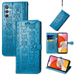 Custodia per telefono in pelle goffrata con gatto e cane, For Tecno Pova Neo 5G, For vivo S15e, For Samsung Galaxy A14 4G