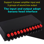 Amplificatore di potenza 3 ingressi 3 uscite 300W per canale